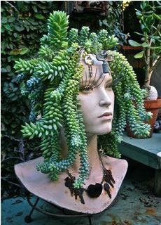 decoración_extraña_en jardin