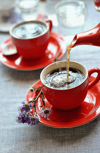 Desayuno con flores