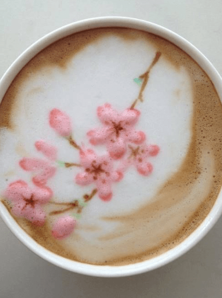 Desayuno con flores