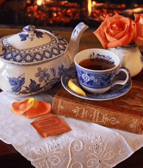 Desayuno con flores
