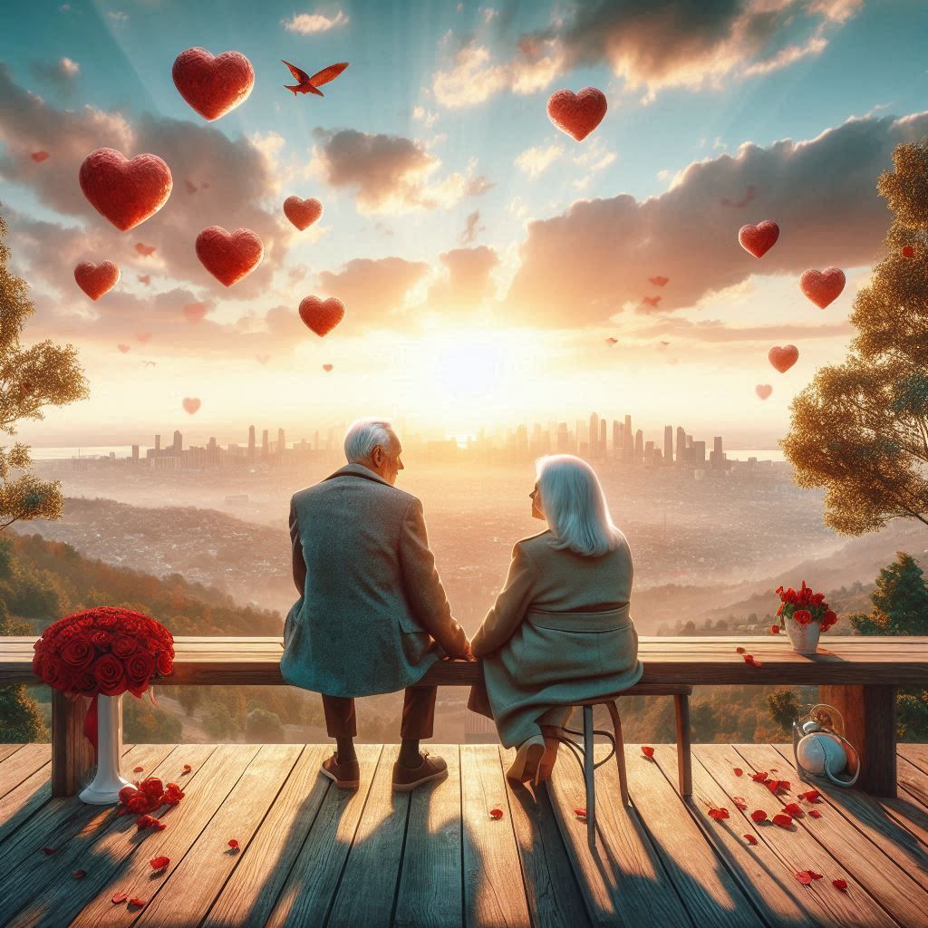 San Valentin en el jardín_designer IA